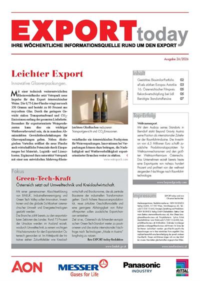 Cover: EXPORT today online - 26/2026