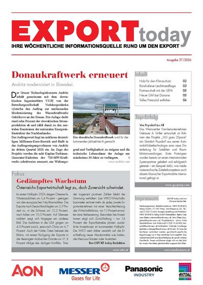 Cover: EXPORT today online - 37/2026