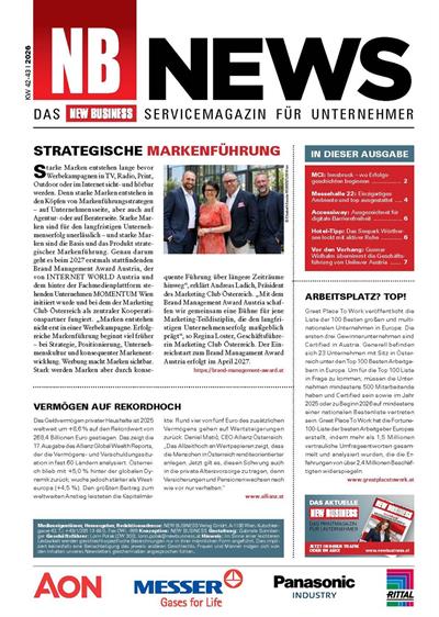 Cover: NEW BUSINESS News - 42-43/2026