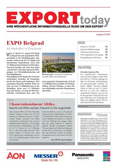 Cover: EXPORT today online - 43/2026